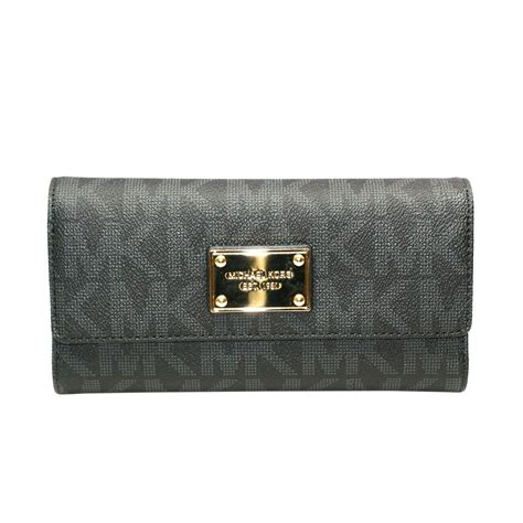 michael kors jet set item pvc checkbook wallet|bolso Michael Kors jet set.